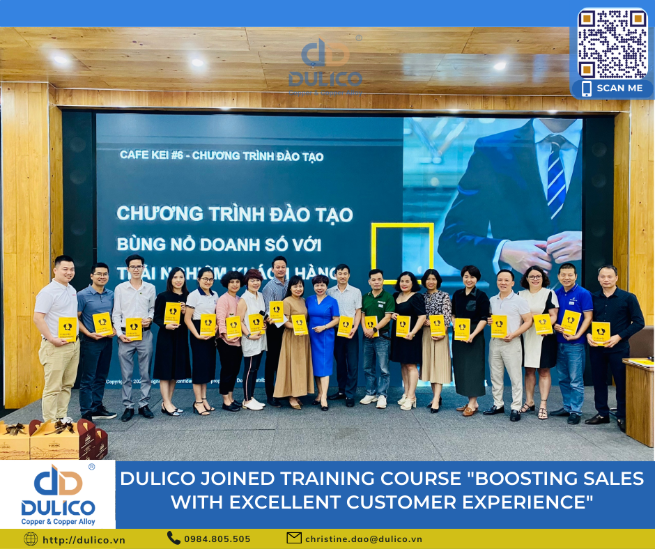 DULICO PARTICIPATES IN TRAINING COURSE "BOOSTING SALES WITH EXCELLENT CUSTOMER EXPERIENCE"