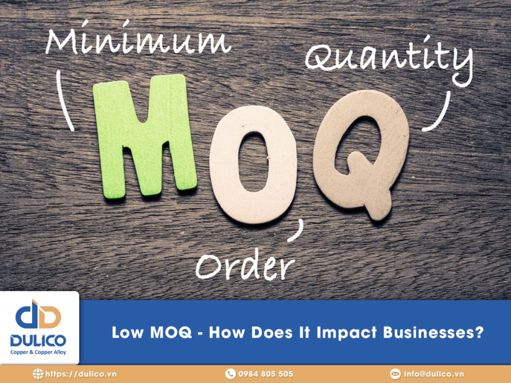 low moq how does it impact businesses