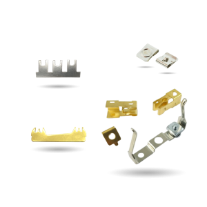 Copper Contact Retention Stampings