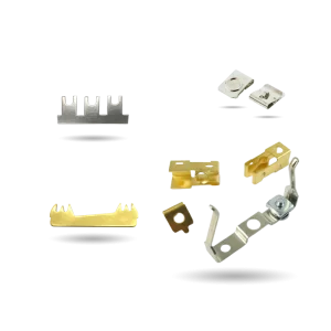 Copper Contact Retention Stampings