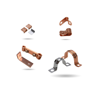 STAMPED CLAMPS COPPER HOLDING PARTS