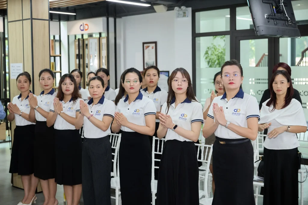 DULICO phối hợp tổ chức đào tạo phong thái chuyên nghiệp cho cán bộ nhân viên