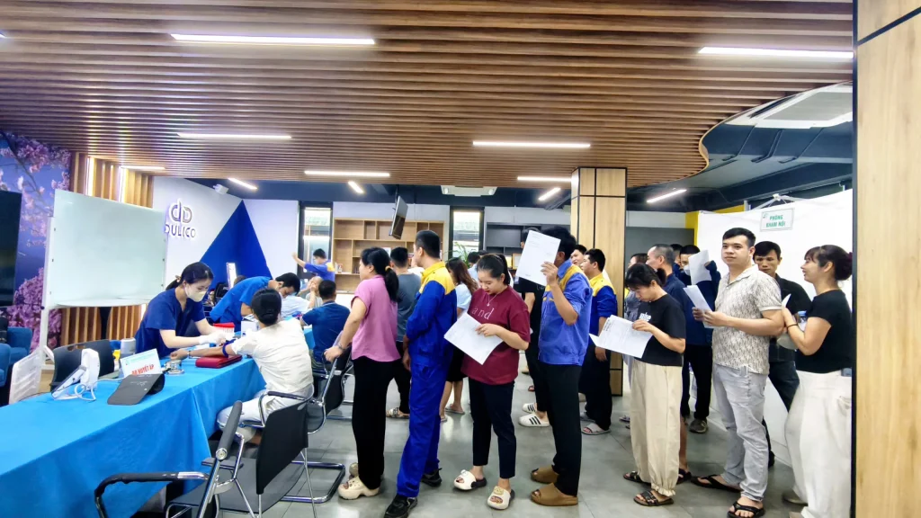 Buổi khám sức khỏe định kỳ 2026 tại nhà máy Từ Liêm