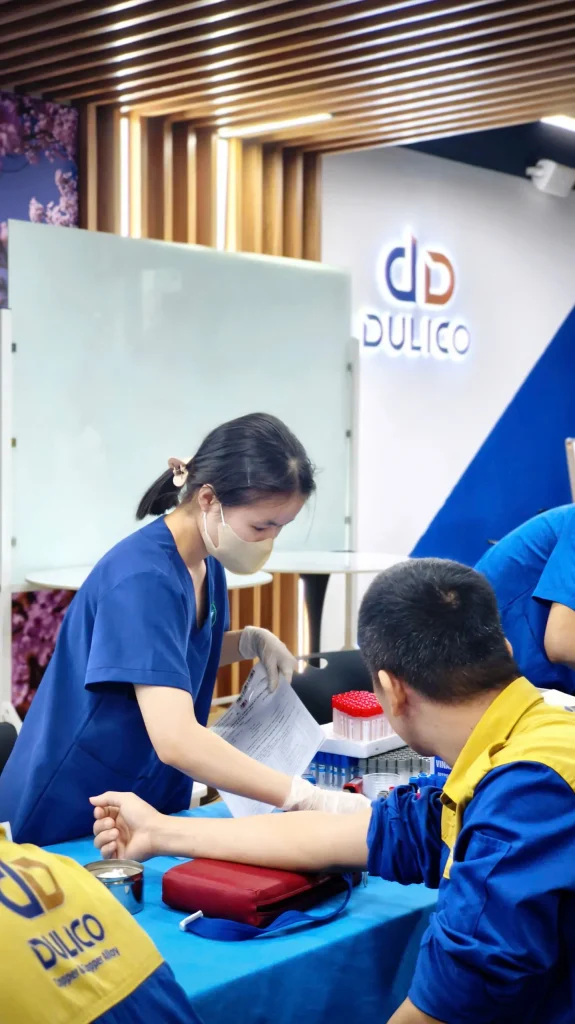 dulico kham suc khoe dinh ky 2026 lay mau